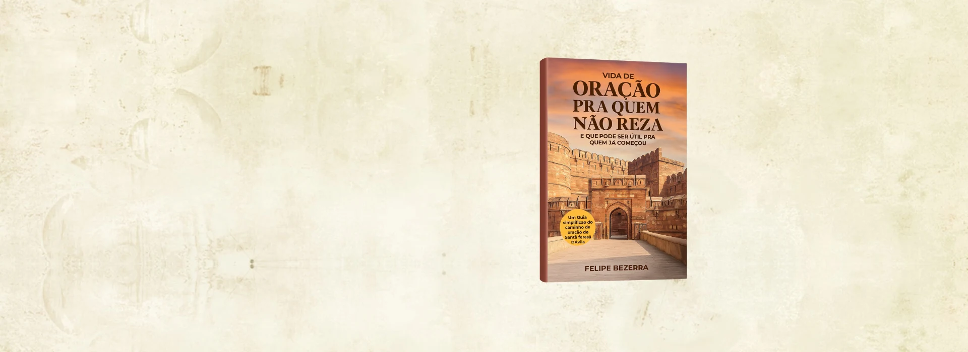 Capa do livro Vida de Oração pra quem não Reza