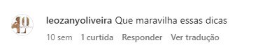 Feedback de leitor